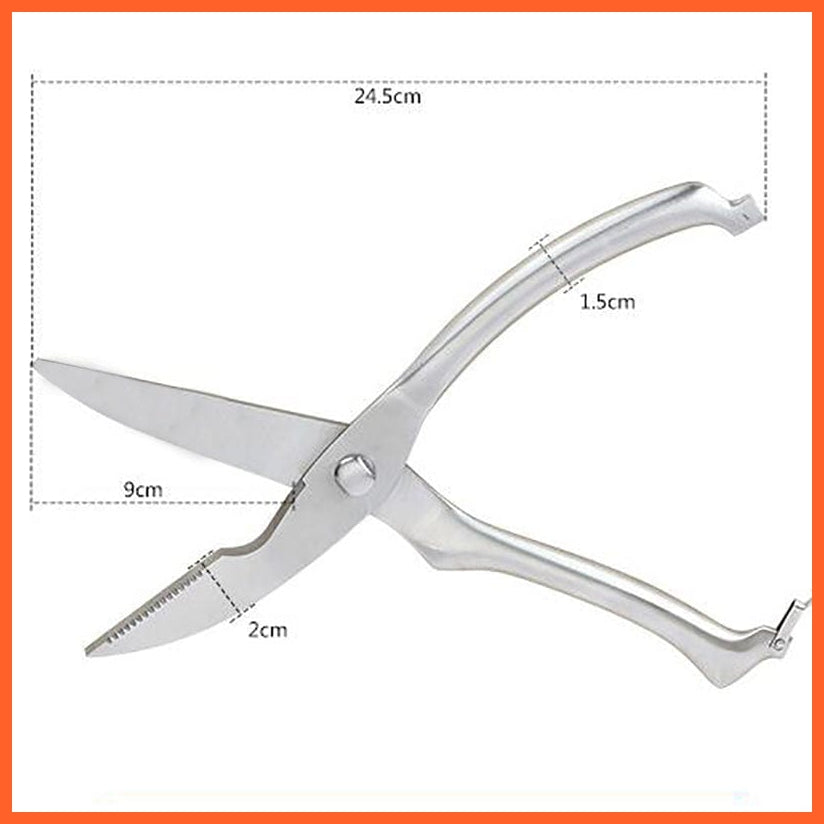 whatagift.com.au Kitchen Knife Chef Knife Set Stainless Steel holder Sharp Sanding Slicing Scissor Kitchen Tool