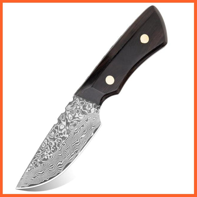 Damascus Steel Blank Blade Knife Made For Outdoor & Hunting | Fixed Blade Designed For Hunting Camping And Survival Knife | whatagift.com.au.