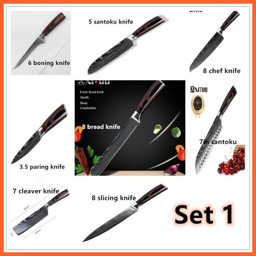 Carpenter'S Special Set 6-Piece Set 8-Piece Set Knife Chef Knife Kitchen Knife Cooking | whatagift.com.au.