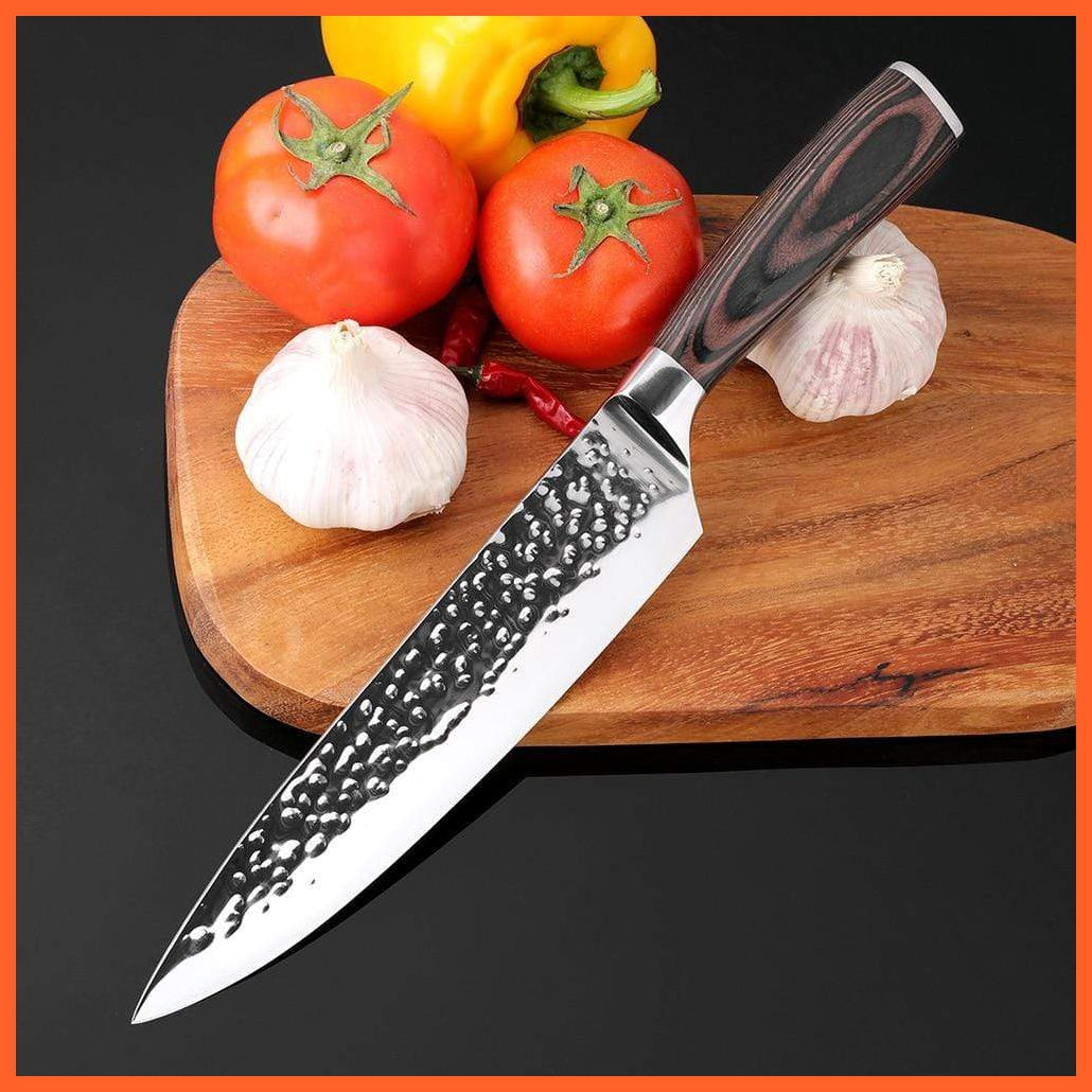 Stainless Steel Chef Knife High Grade Frozen Meat Cutter | Professional Knives In Stainless Steel | whatagift.com.au.