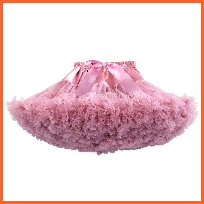 whatagift.com.au Leather Pink / 2T New Spring Multicolor Tutu Skirts for Baby Girls
