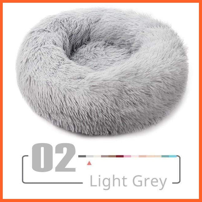 Round Plush Cat Bed | whatagift.com.au.