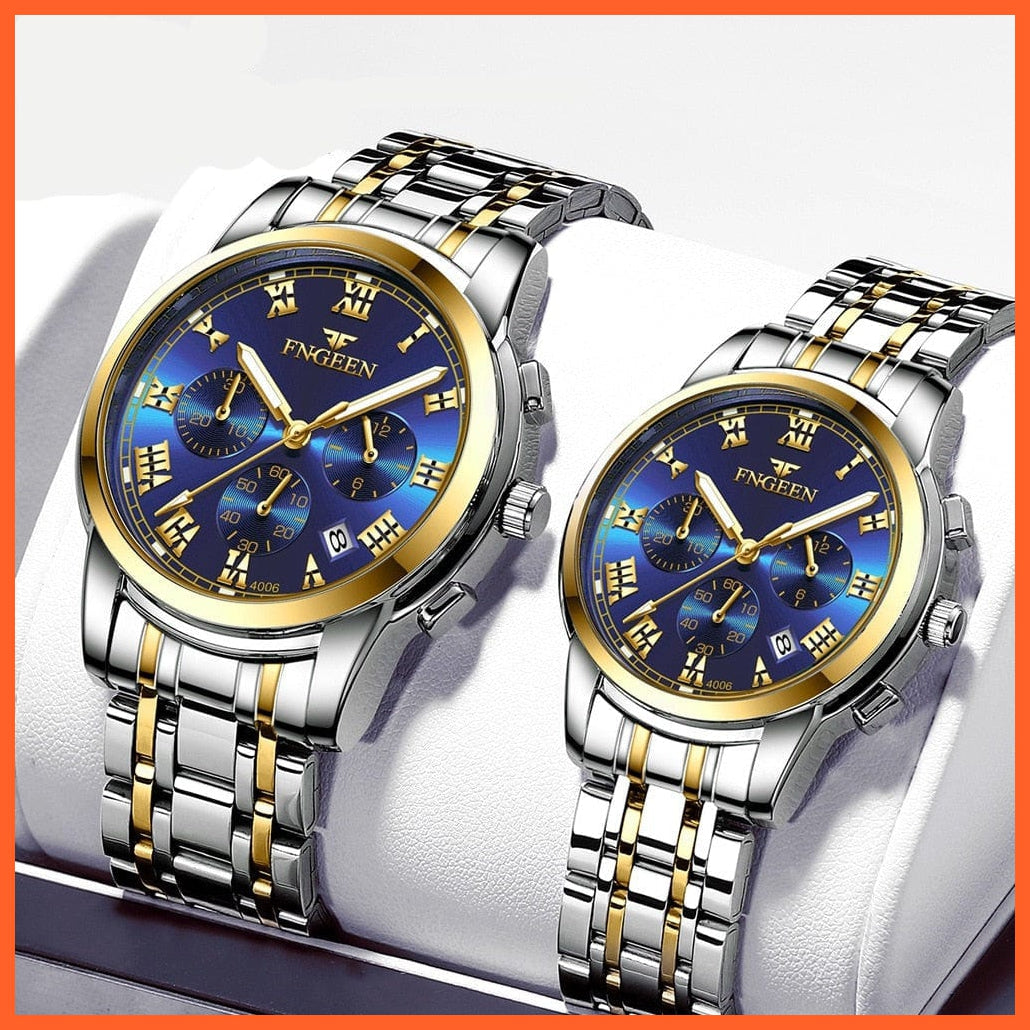 whatagift.com.au Luminous Trendy Waterproof Couples Watch