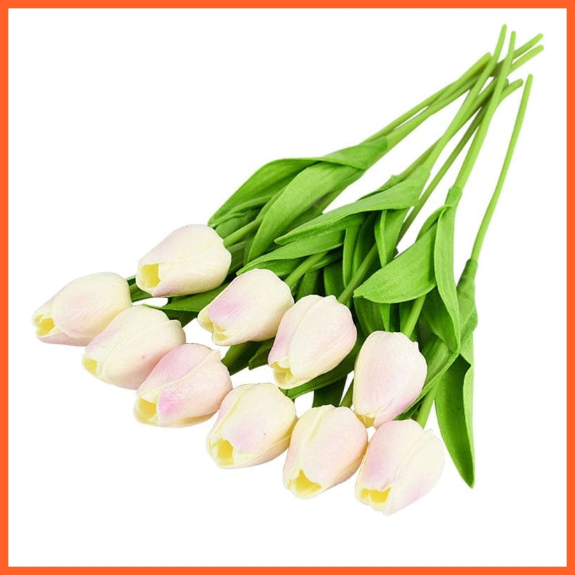 whatagift.com.au M 10PCS Tulip Artificial Flower for Wedding Decoration Home Decore