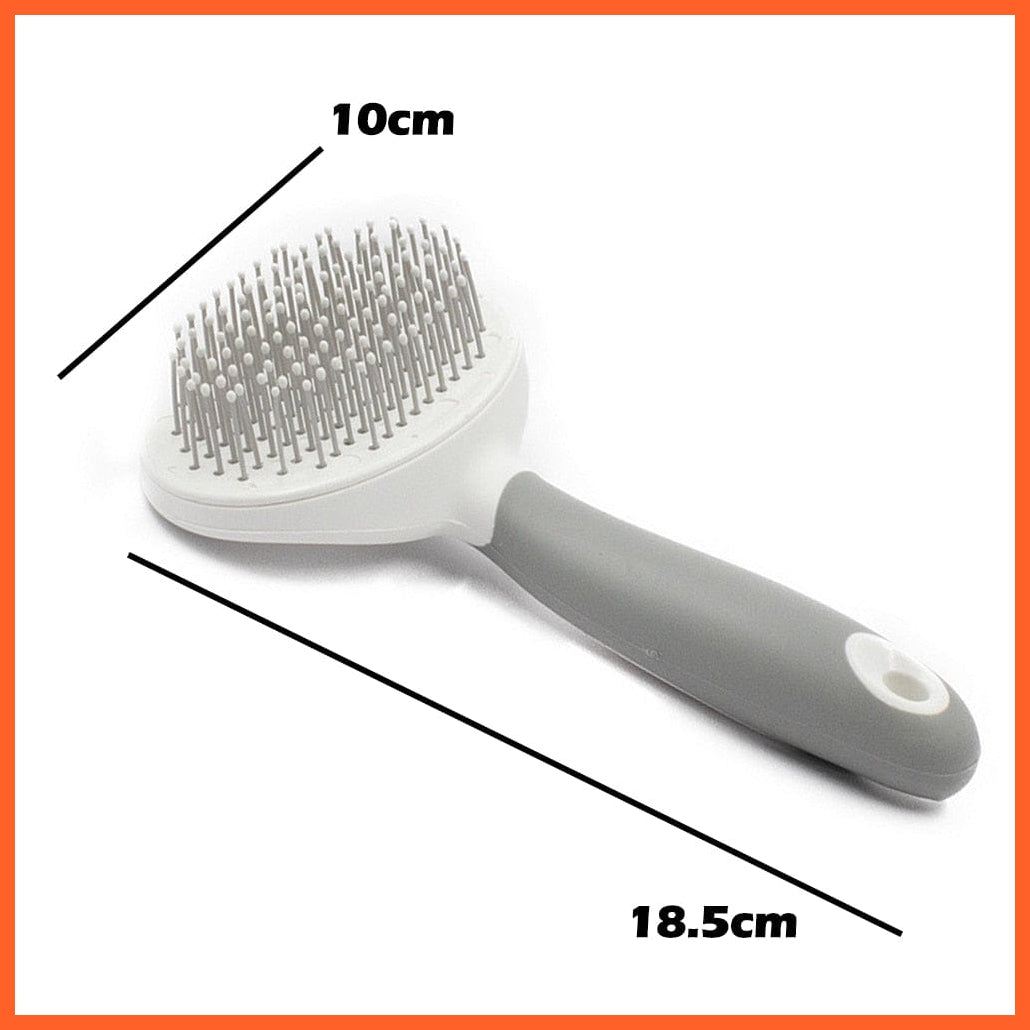 whatagift.com.au M001GR / M / China Hair Remover Double-sided Easy Hair Deshedding Brush for Pet | Grooming Tool for Long Small Hair Dog Cat