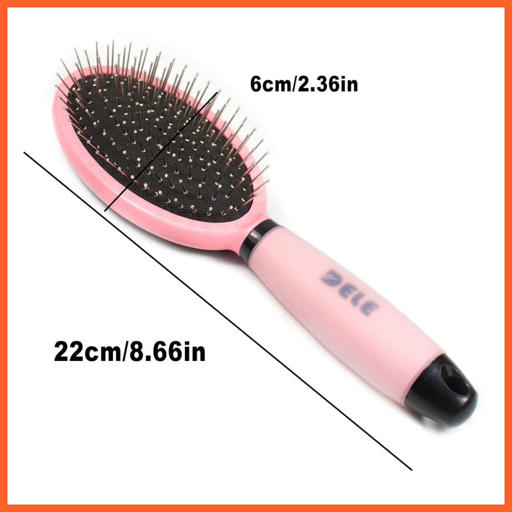 whatagift.com.au M019PK / M / China Hair Remover Double-sided Easy Hair Deshedding Brush for Pet | Grooming Tool for Long Small Hair Dog Cat