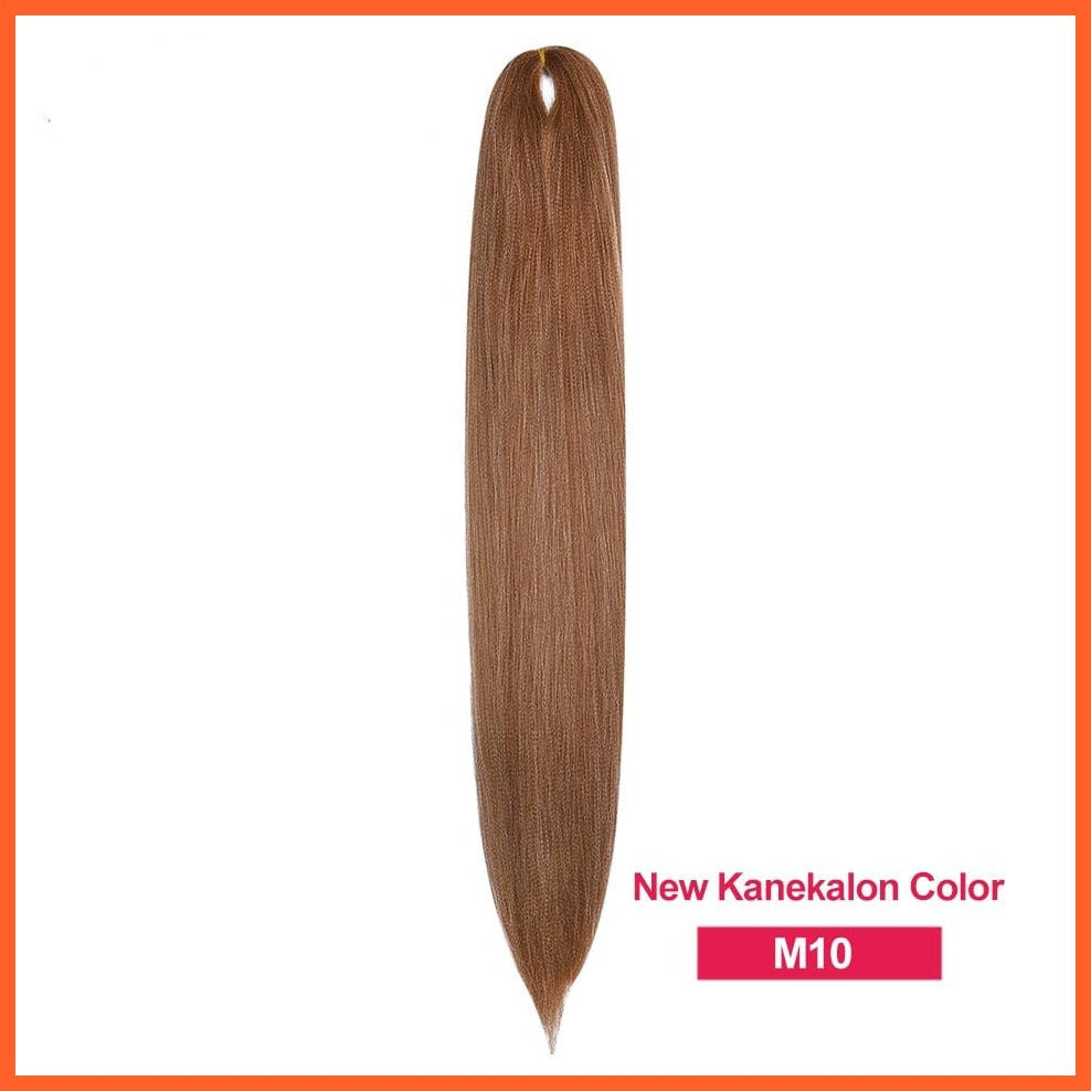 whatagift.com.au M10 / 22inches / 1Pcs/Lot Synthetic 22 Inch 60G Kanekalon Hair Jumbo Braid | Yaki Straight Hair Extension Pink Blonde Twist