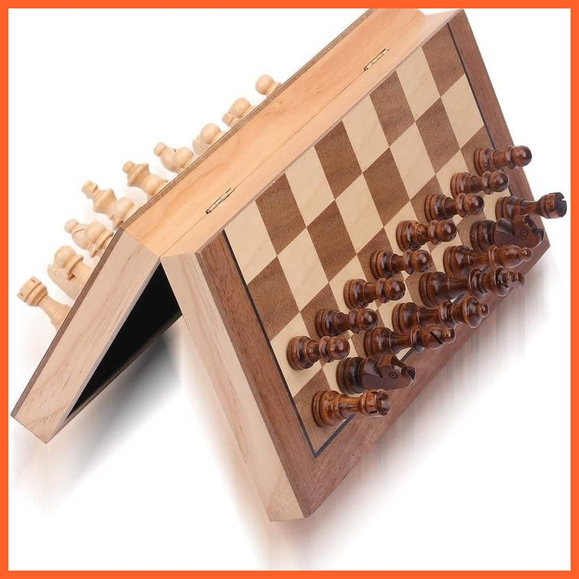 Magnetic Chess Set | Folding Chess Board | Wooden Chess Game | whatagift.com.au.