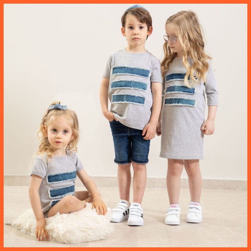 whatagift.com.au Matching Dress Tops Baby Girl and Boy