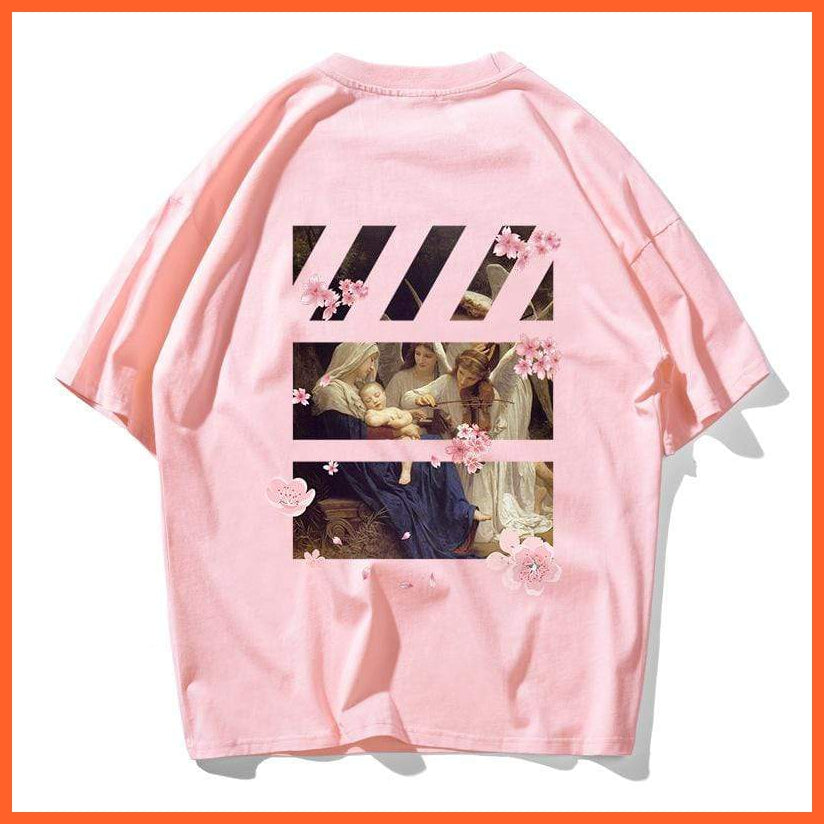 Printed Design Tshirt Flowers And Peace | whatagift.com.au.