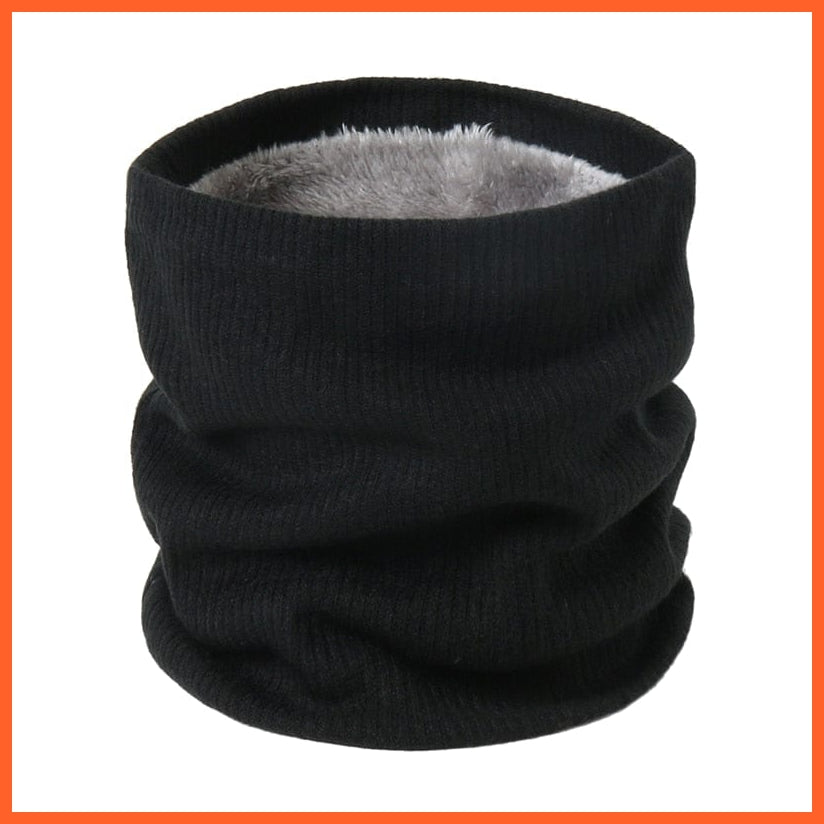 whatagift.com.au Men's Scarf Copy of Winter Women Men Solid Knitting Scarf | Thick Warm Velvet Ring High-Quality Muffler