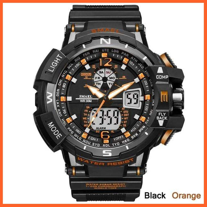 Sport Watch Mens Led Digital Quartz Wrist Watches | Men'S Chronograph Dual Display Top Brand Luxury Digital Watches | whatagift.com.au.