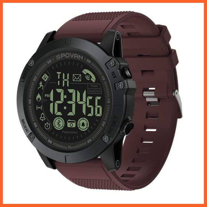 Mens Sports Smartwatch Monitoring Smart Watch For Ios And Android | Gravity Sensor Waterproof Digital Watches | whatagift.com.au.