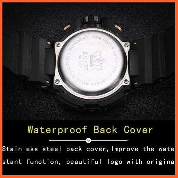 Sport Watch Mens Led Digital Quartz Wrist Watches | Men'S Chronograph Dual Display Top Brand Luxury Digital Watches | whatagift.com.au.