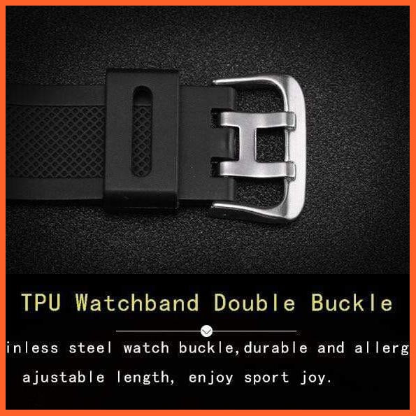 Sport Watch Mens Led Digital Quartz Wrist Watches | Men'S Chronograph Dual Display Top Brand Luxury Digital Watches | whatagift.com.au.