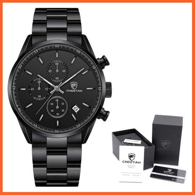 Watches For Men Top Brand Luxury Fashion Business Quartz Men’S Wristwatch Stainless Steel Waterproof Sports Watches | whatagift.com.au.