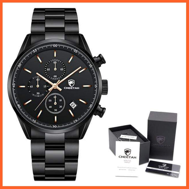 Watches For Men Top Brand Luxury Fashion Business Quartz Men’S Wristwatch Stainless Steel Waterproof Sports Watches | whatagift.com.au.