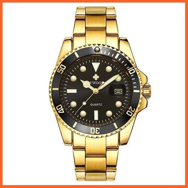 Men Watches Luxury Steel Waterproof Automatic Mens Quartz Diving Sports Wristwatches | whatagift.com.au.