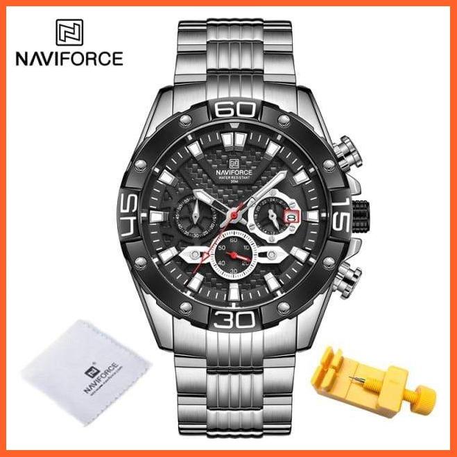 Men'S Watches Luxury Gold Business Classic Quartz | Mens Business Analog Chronograph Sport Waterproof Steel Band Wristwatches | whatagift.com.au.