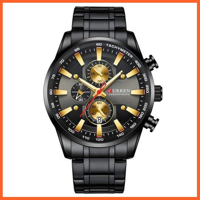New Watches For Men Top Luxury Brand Quartz Men’S Watch Sport Waterproof Wrist Watches Chronograph Watches | whatagift.com.au.
