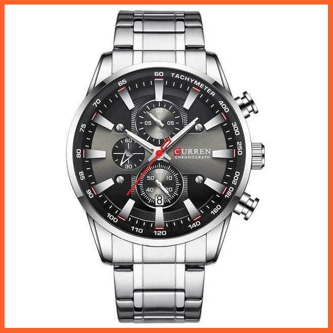 New Watches For Men Top Luxury Brand Quartz Men’S Watch Sport Waterproof Wrist Watches Chronograph Watches | whatagift.com.au.