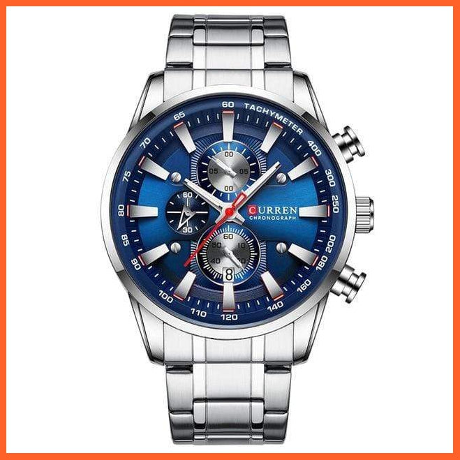 New Watches For Men Top Luxury Brand Quartz Men’S Watch Sport Waterproof Wrist Watches Chronograph Watches | whatagift.com.au.