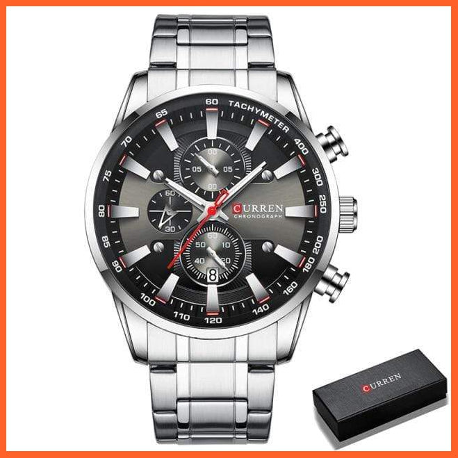 New Watches For Men Top Luxury Brand Quartz Men’S Watch Sport Waterproof Wrist Watches Chronograph Watches | whatagift.com.au.