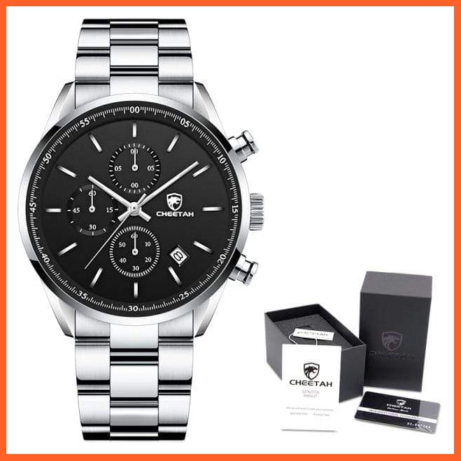 Watches For Men Top Brand Luxury Fashion Business Quartz Men’S Wristwatch Stainless Steel Waterproof Sports Watches | whatagift.com.au.