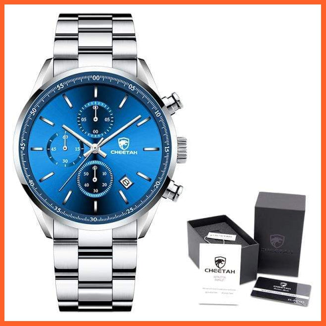 Watches For Men Top Brand Luxury Fashion Business Quartz Men’S Wristwatch Stainless Steel Waterproof Sports Watches | whatagift.com.au.
