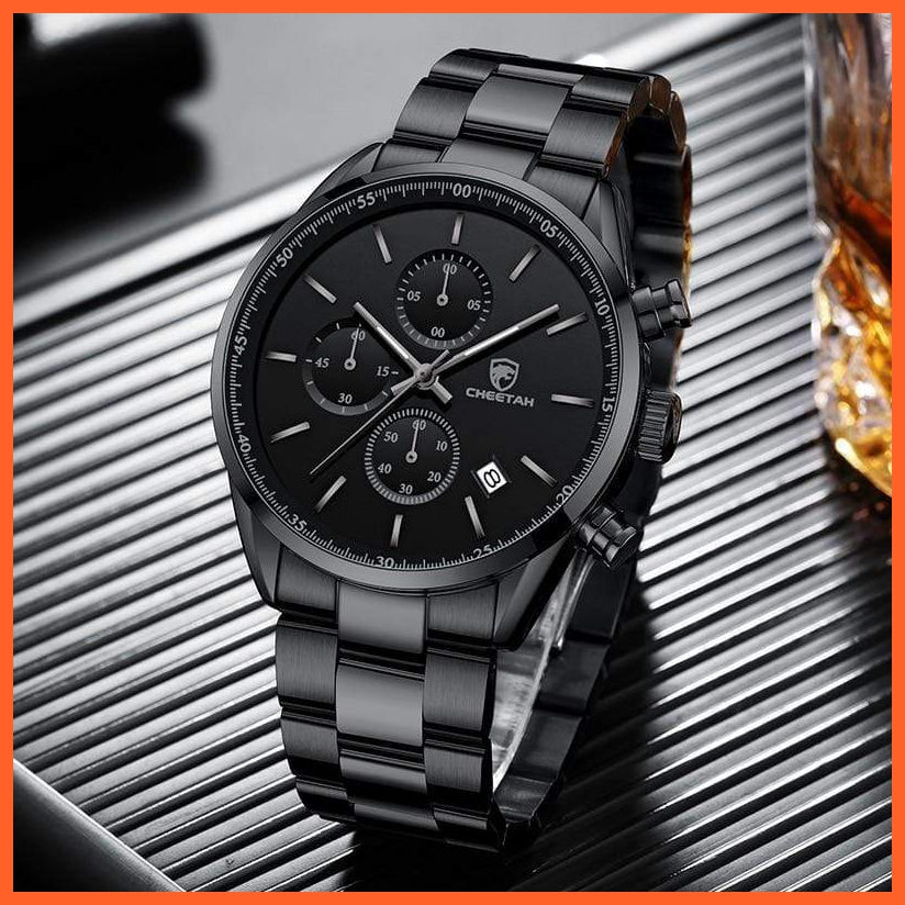Watches For Men Top Brand Luxury Fashion Business Quartz Men’S Wristwatch Stainless Steel Waterproof Sports Watches | whatagift.com.au.
