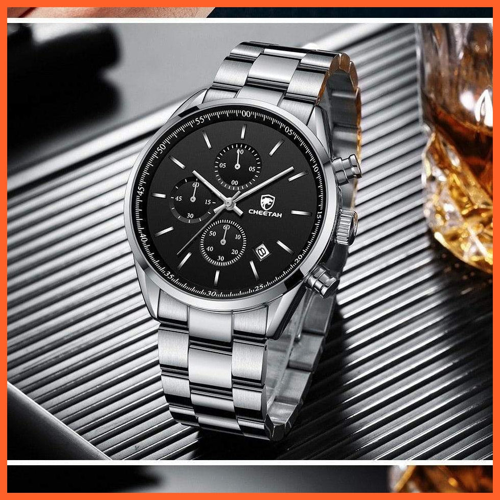 Watches For Men Top Brand Luxury Fashion Business Quartz Men’S Wristwatch Stainless Steel Waterproof Sports Watches | whatagift.com.au.
