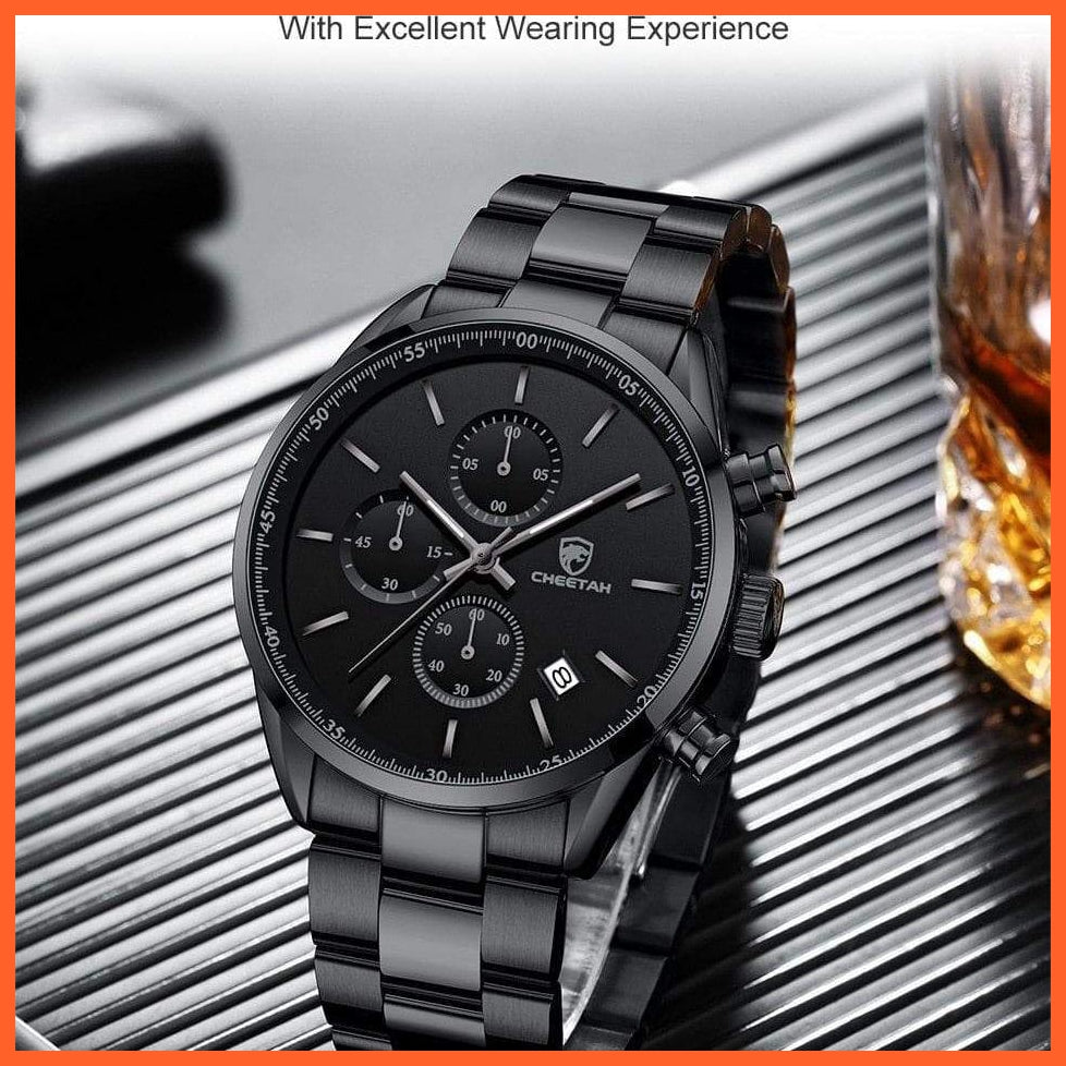 Watches For Men Top Brand Luxury Fashion Business Quartz Men’S Wristwatch Stainless Steel Waterproof Sports Watches | whatagift.com.au.