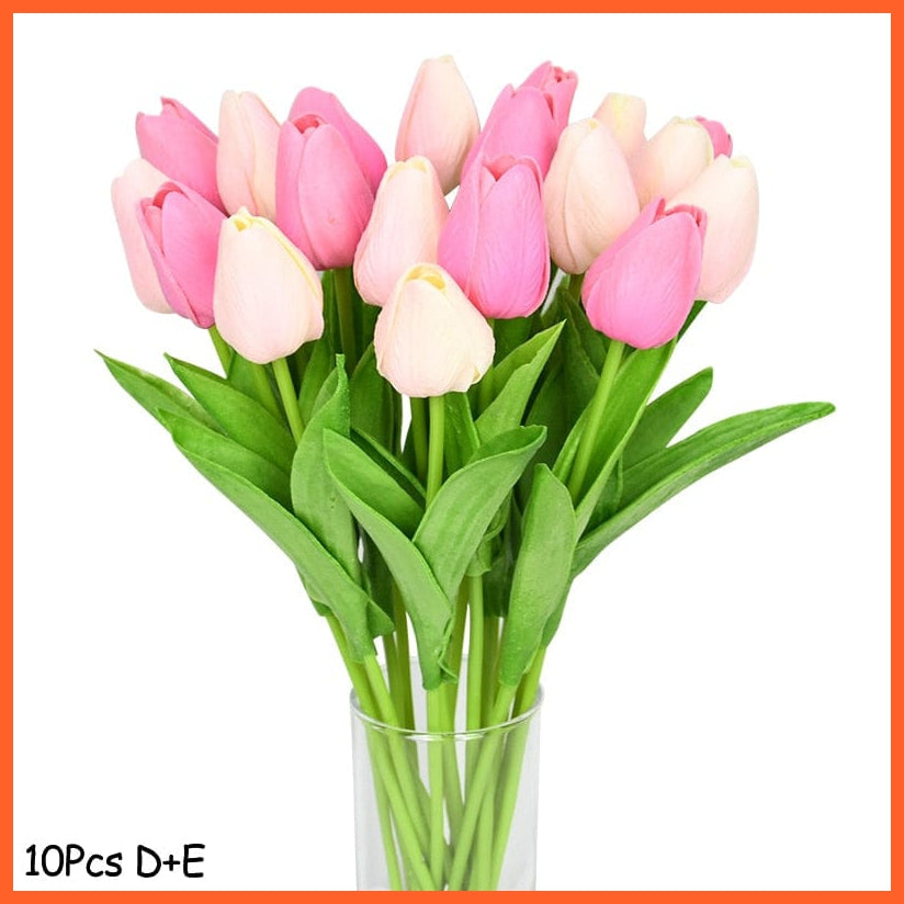 whatagift.com.au Mix5 10PCS Tulip Artificial Flower for Wedding Decoration Home Decore