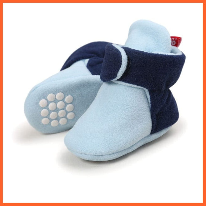 whatagift.com.au Model 10 / 1 Unisex Baby Newborn Faux Fleece Warm Infant Toddler Crib Shoes