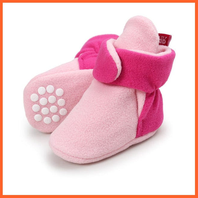 whatagift.com.au Model 11 / 1 Unisex Baby Newborn Faux Fleece Warm Infant Toddler Crib Shoes