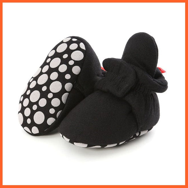 whatagift.com.au Model 14 / 2 Unisex Baby Newborn Faux Fleece Warm Infant Toddler Crib Shoes