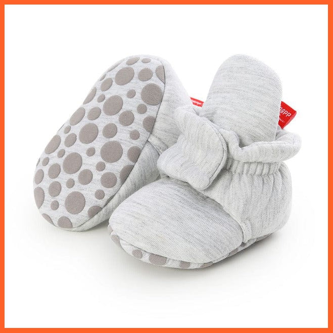 whatagift.com.au Model 15 / 3 Unisex Baby Newborn Faux Fleece Warm Infant Toddler Crib Shoes
