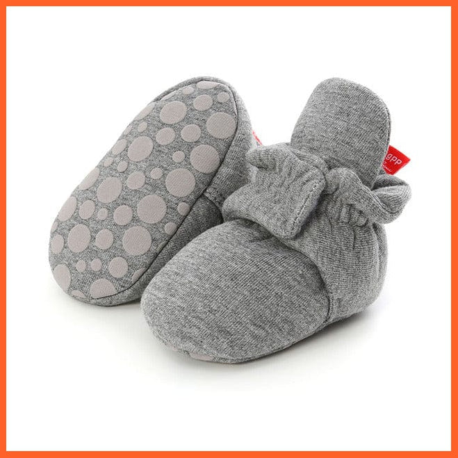 whatagift.com.au Model 16 / 3 Unisex Baby Newborn Faux Fleece Warm Infant Toddler Crib Shoes