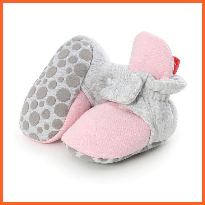 whatagift.com.au Model 18 / 3 Unisex Baby Newborn Faux Fleece Warm Infant Toddler Crib Shoes