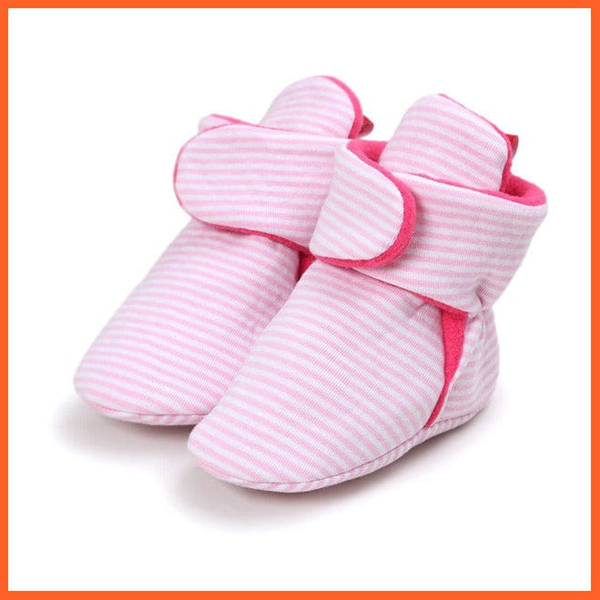 whatagift.com.au Model 3 / 1 Unisex Baby Newborn Faux Fleece Warm Infant Toddler Crib Shoes