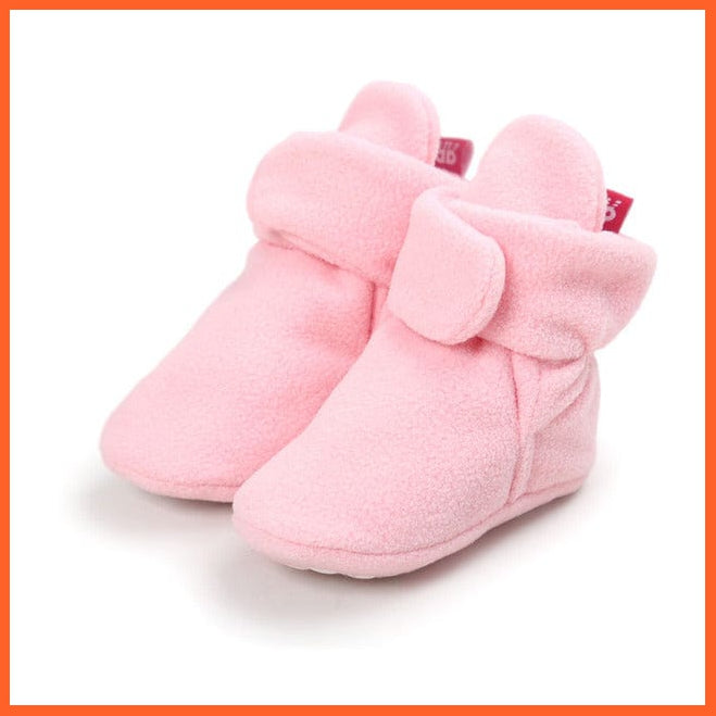 whatagift.com.au Model 5 / 1 Unisex Baby Newborn Faux Fleece Warm Infant Toddler Crib Shoes