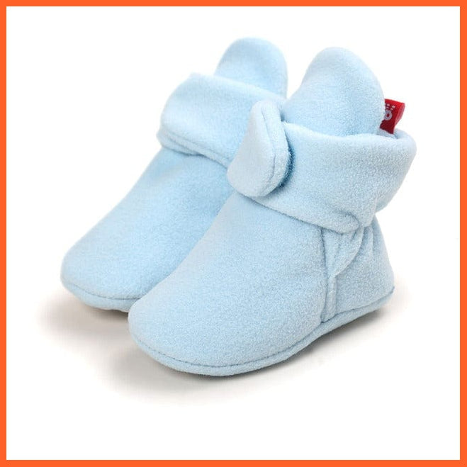 whatagift.com.au Model 9 / 1 Unisex Baby Newborn Faux Fleece Warm Infant Toddler Crib Shoes