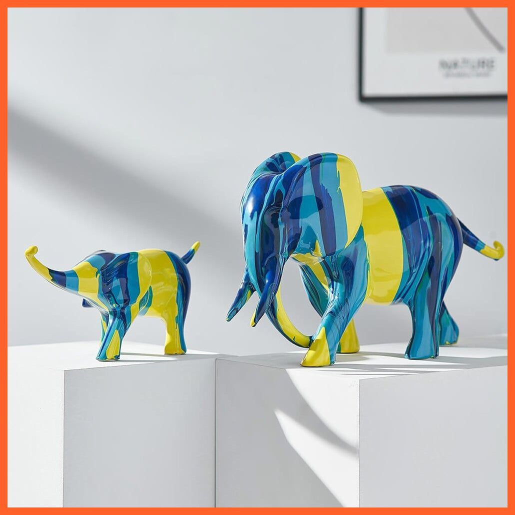 whatagift.com.au Modern Home Decor Cow Sculpture | Animal Model Resin Statues for Decoration Accessories