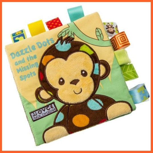 whatagift.com.au monkey Animal Style Kids Cloth Learning Books