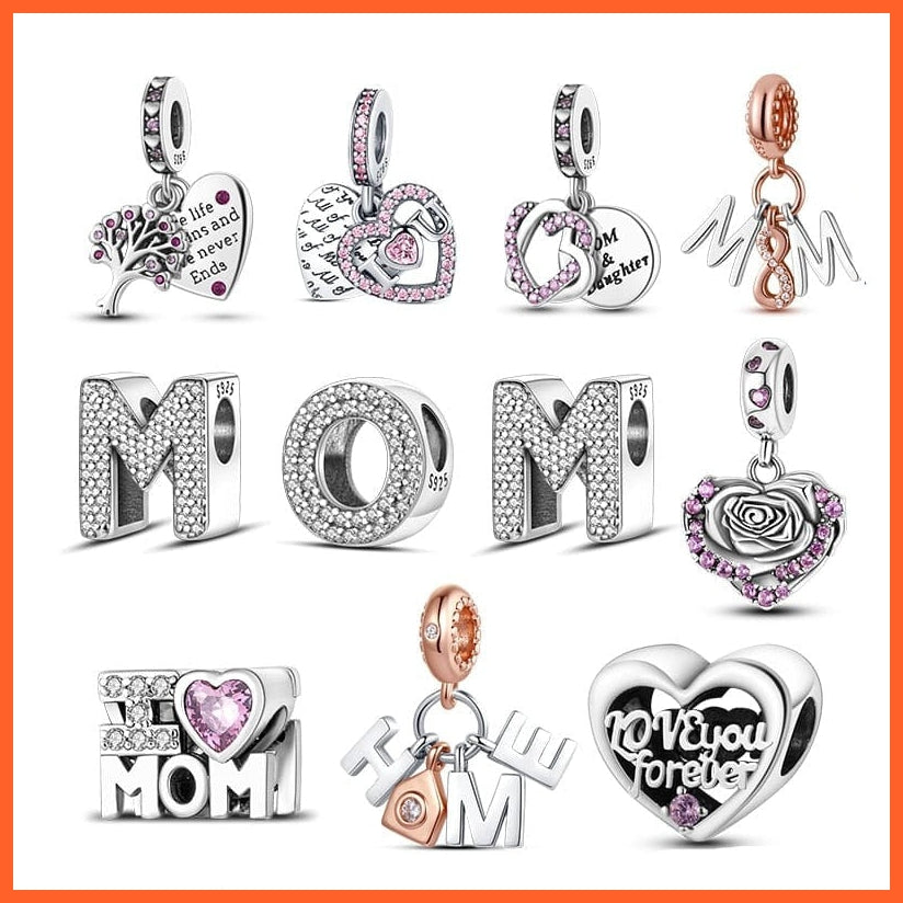 whatagift.com.au Mother Day Love Family Tree Mom Charms Pendant Bracelet For Women