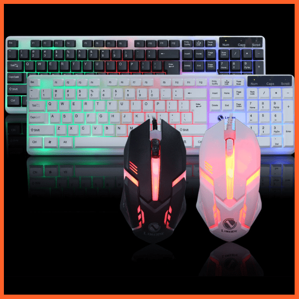 Backlight Gaming Keyboard And Gamer Mouse Set | whatagift.com.au.