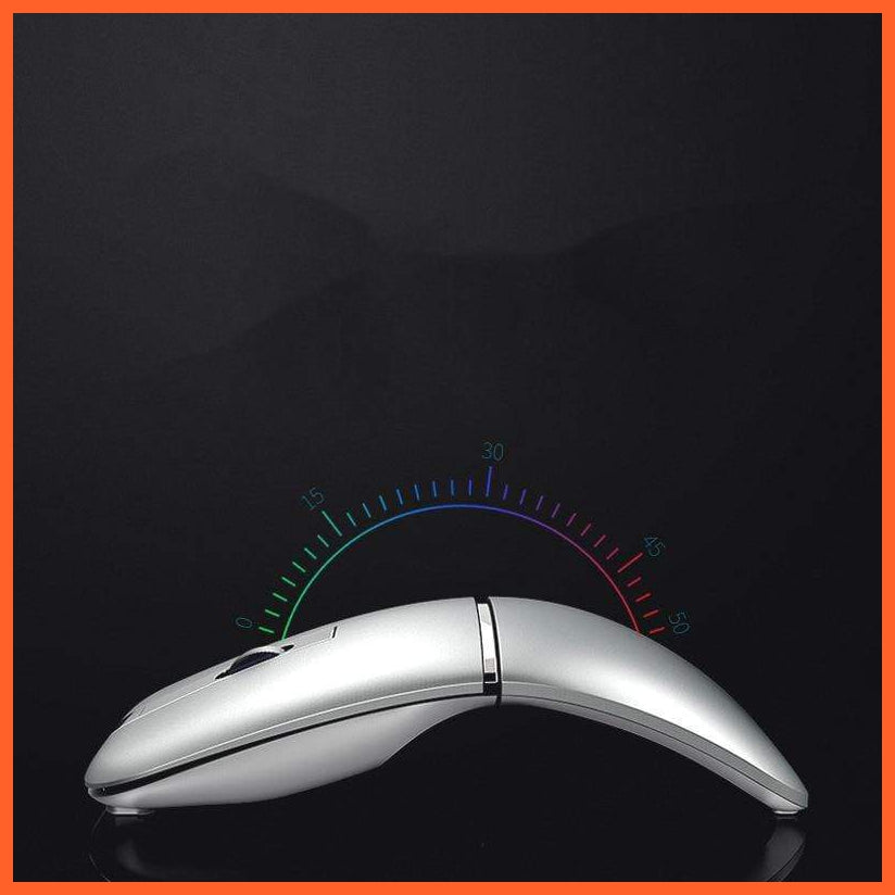 Dual-Mode Bluetooth Wireless Mouse Rechargeable Ultra-Thin Mute Desktop Laptop Office | whatagift.com.au.