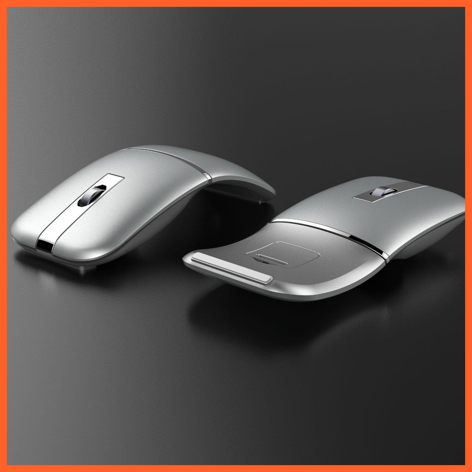 Dual-Mode Bluetooth Wireless Mouse Rechargeable Ultra-Thin Mute Desktop Laptop Office | whatagift.com.au.