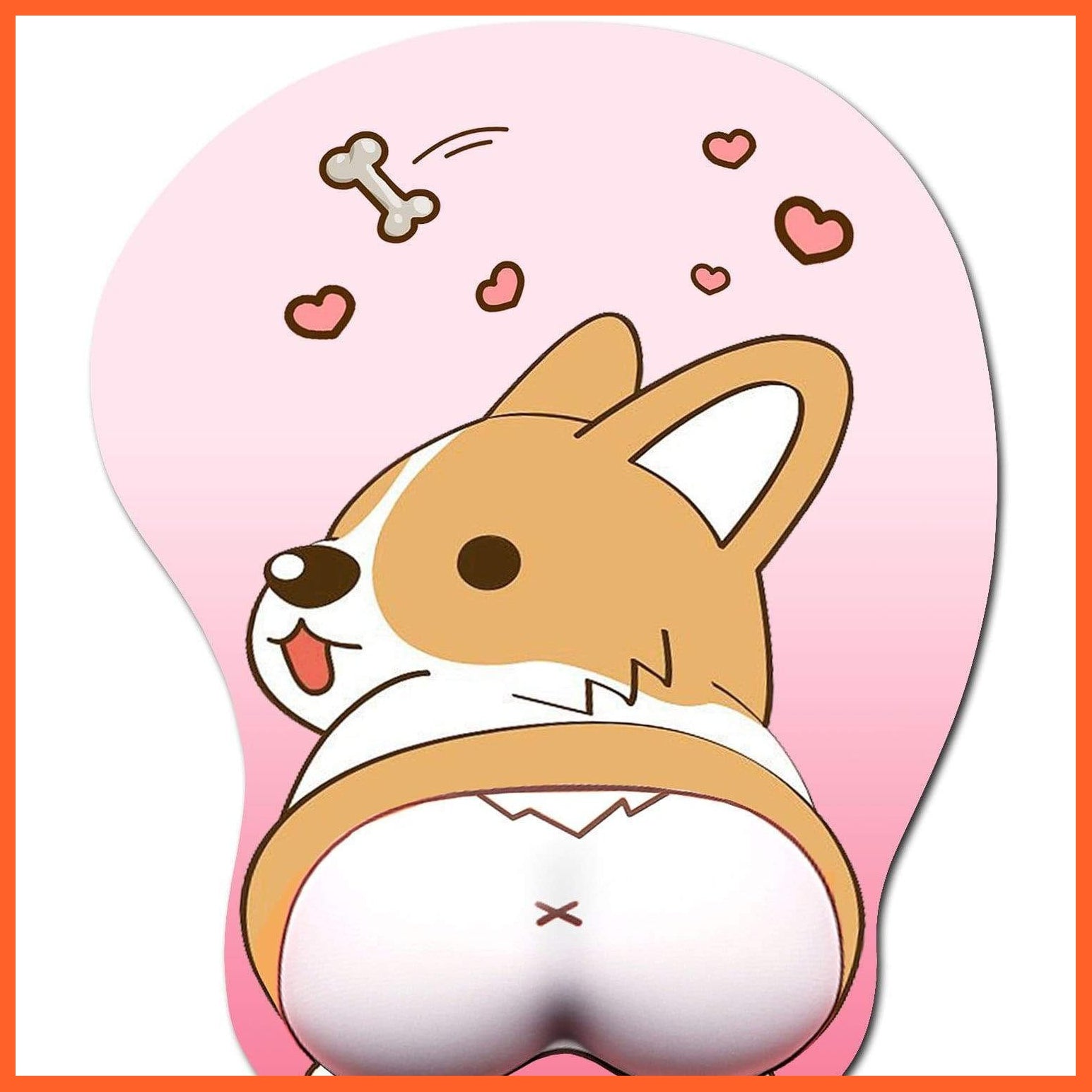 Keji Dog Mouse Pad Silican Rest Funny Mouse Pad | whatagift.com.au.