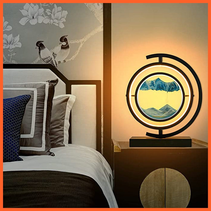 whatagift.com.au Moving Sand Art 3D Deep Sea Sandscape | Quicksand Hourglass Night Light Home Decoration Accessories